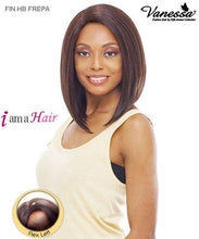Cargar imagen en el visor de la galería, Vanessa FIN HB FREPA - Peluca de cabello humano con mezcla de cabello humano Infinity Flex Part Lace Front
