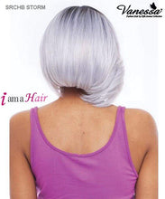 Cargar imagen en el visor de la galería, Vanessa SRCHB STORM - Peluca delantera de encaje con parte de encaje lateral en C dulce mezcla de cabello humano

