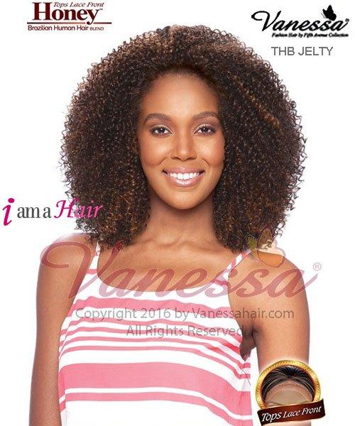 Vanessa THB JELTY - Human Hair Blend TOPS LACE FRONT HONEY  Lace Front Wig