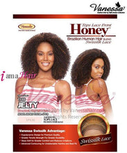 Load image into Gallery viewer, Vanessa THB JELTY - Human Hair Blend TOPS LACE FRONT HONEY  Lace Front Wig

