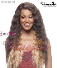Load image into Gallery viewer, Vanessa Lace Front Wig TOPS C-SIDE  NAT - Synthetic TOP SUPER C-SIDE LACE PART Lace Front Wig
