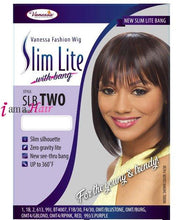 Load image into Gallery viewer, Vanessa Synthetic Slim Lite Bang Full Wig - SLB TWO

