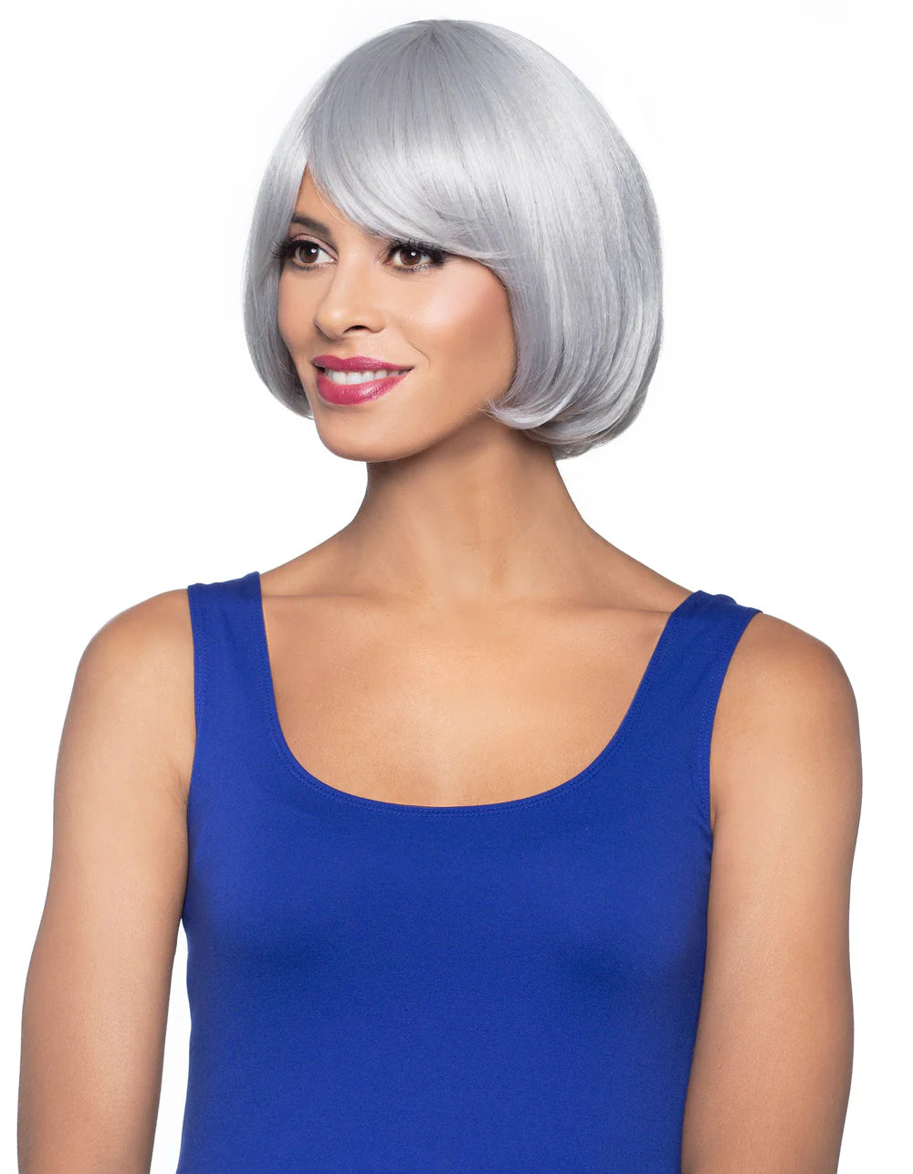 Alicia FOXY SILVER BOBBIE WIG - 10981