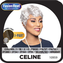 Cargar imagen en el visor de la galería, Alicia FOXY SILVER CELINE WIG SYN - 10959
