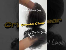 Cargar y reproducir el video en el visor de la galería, CRYSTAL HD 13X6 FRONTAL LACE Ultra thin lace wig - OCEAN TWIST (CR136O)

