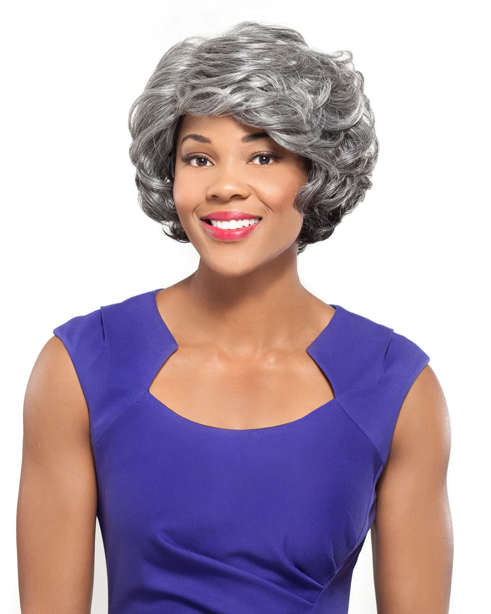 Alicia FOXY SILVER SHELLY WIG SYN - 10758