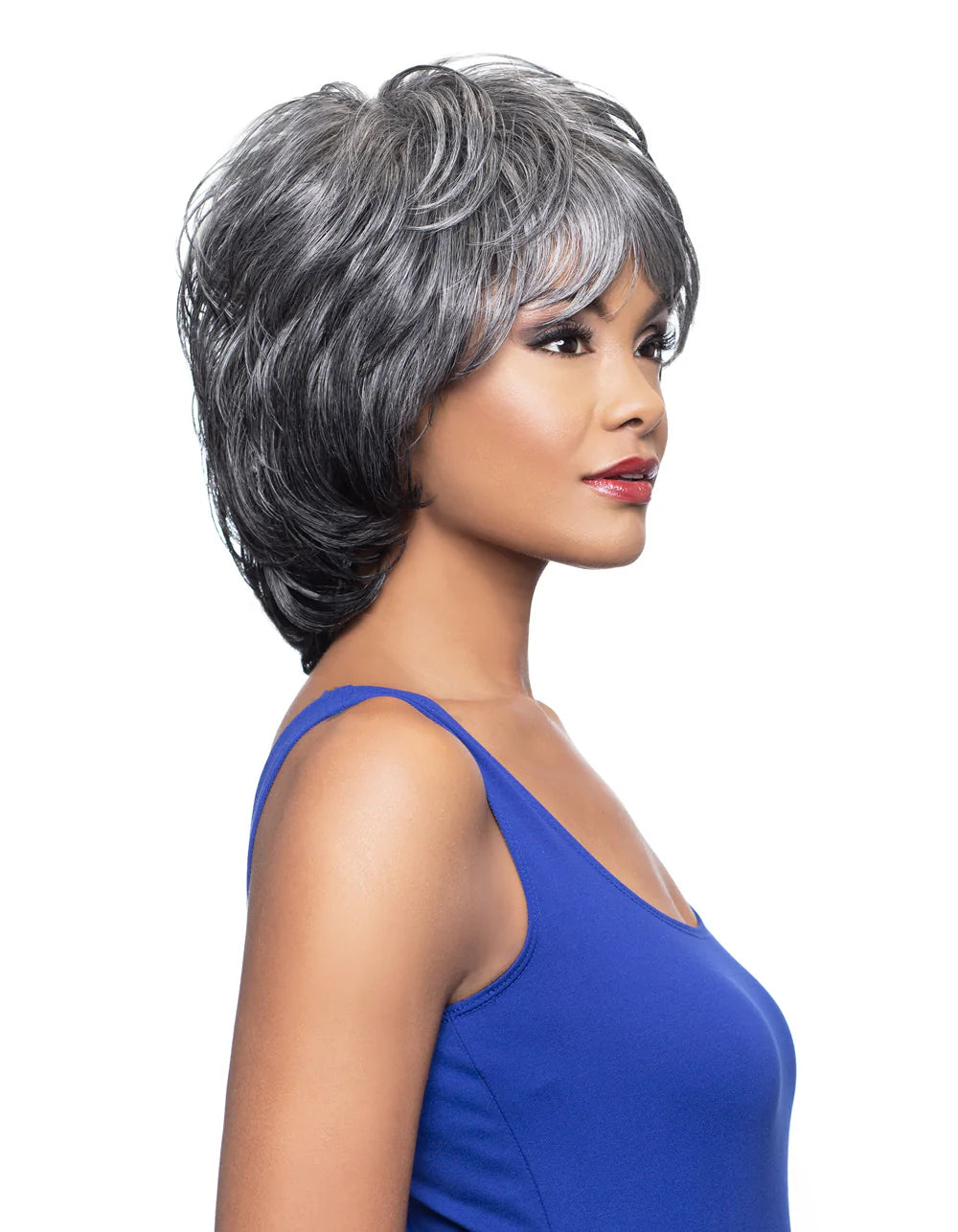 Alicia FOXY SILVER KIMBERLY WIG SYN - 10947