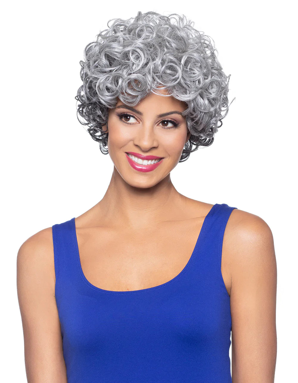 Alicia FOXY SILVER MERCY WIG - 10977