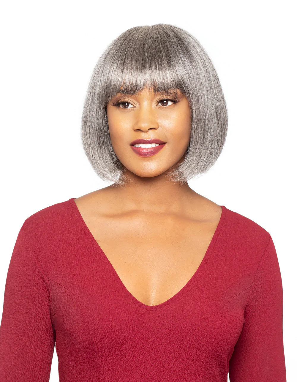 Alicia FOXY SILVER H/H SYLVIA 100% HUMAN HAIR WIG - 13717