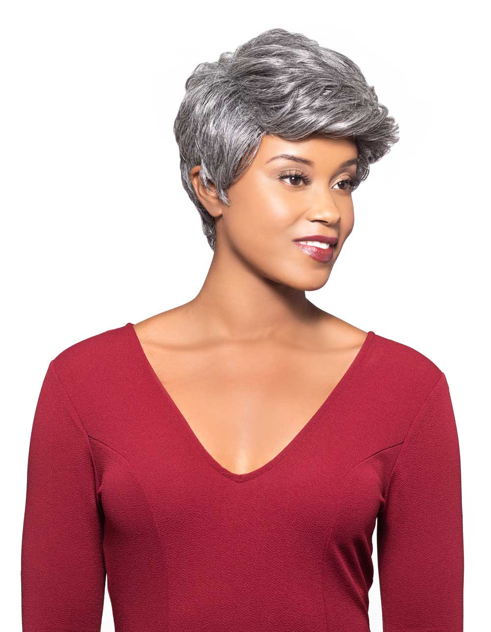 Alicia FOXY SILVER H/H MILLY  WIG - 13996
