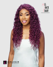 Cargar imagen en el visor de la galería, VANESSA SYNTHETIC ALL BLACK BABY LACE FRONT WIG-ABD TIAN
