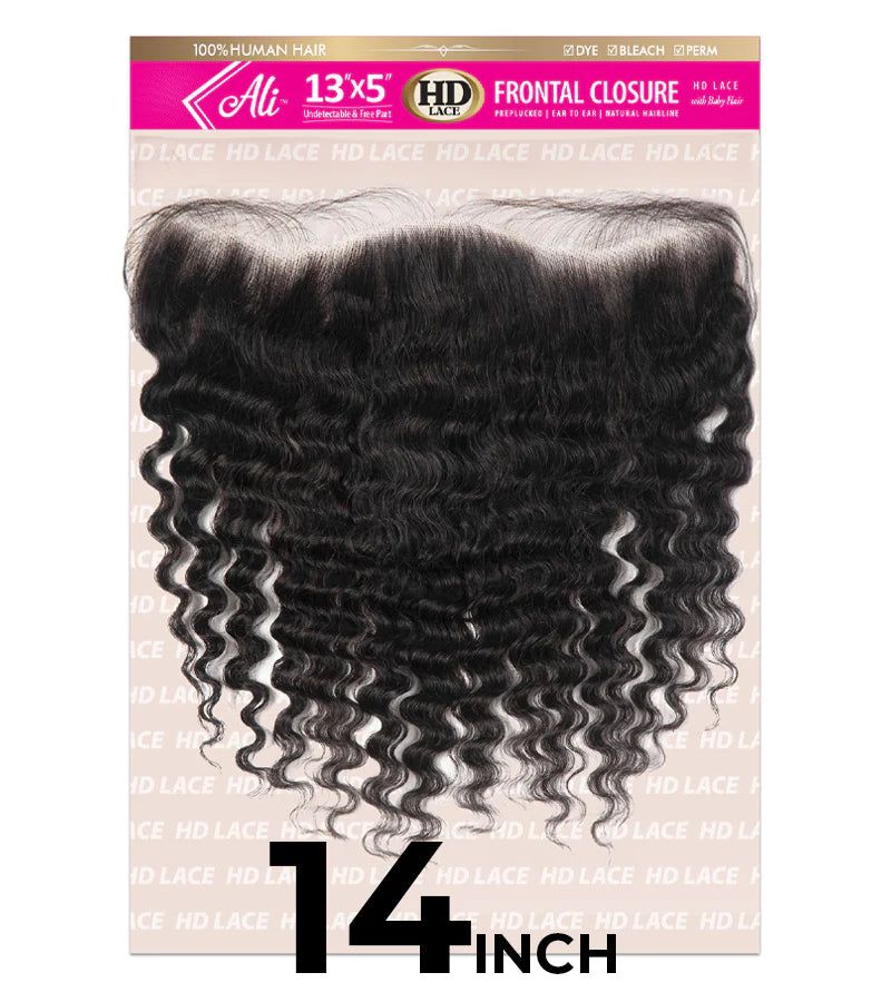 New Born Free BRAZILIAN BUNDLE HD 13X5 LACE CLOSURE-NEW DEEP 14