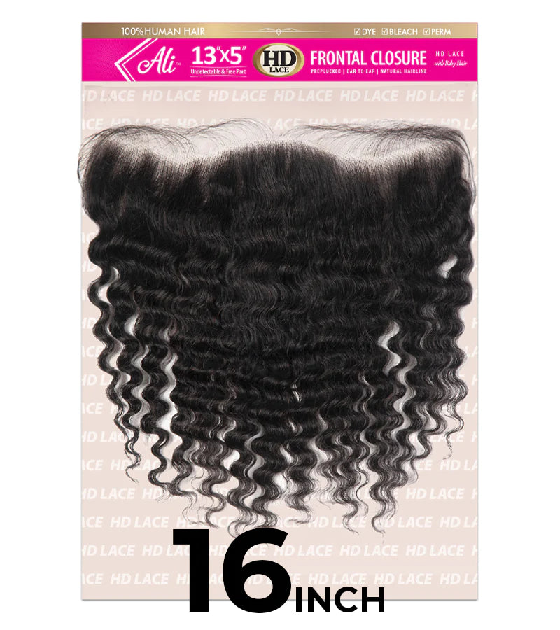 New Born Free BRAZILIAN BUNDLE HD 13X5 LACE CLOSURE-NEW DEEP 16