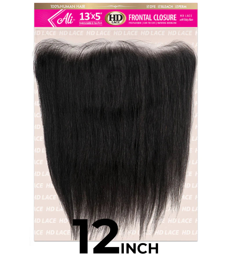 New Born Free BRAZILIAN BUNDLE HD 13X5 LACE CLOSURE-STRAIGHT 12