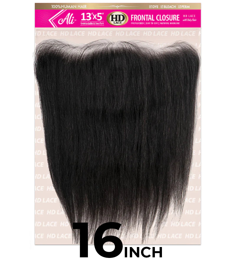 New Born Free BRAZILIAN BUNDLE HD 13X5 LACE CLOSURE-STRAIGHT 16