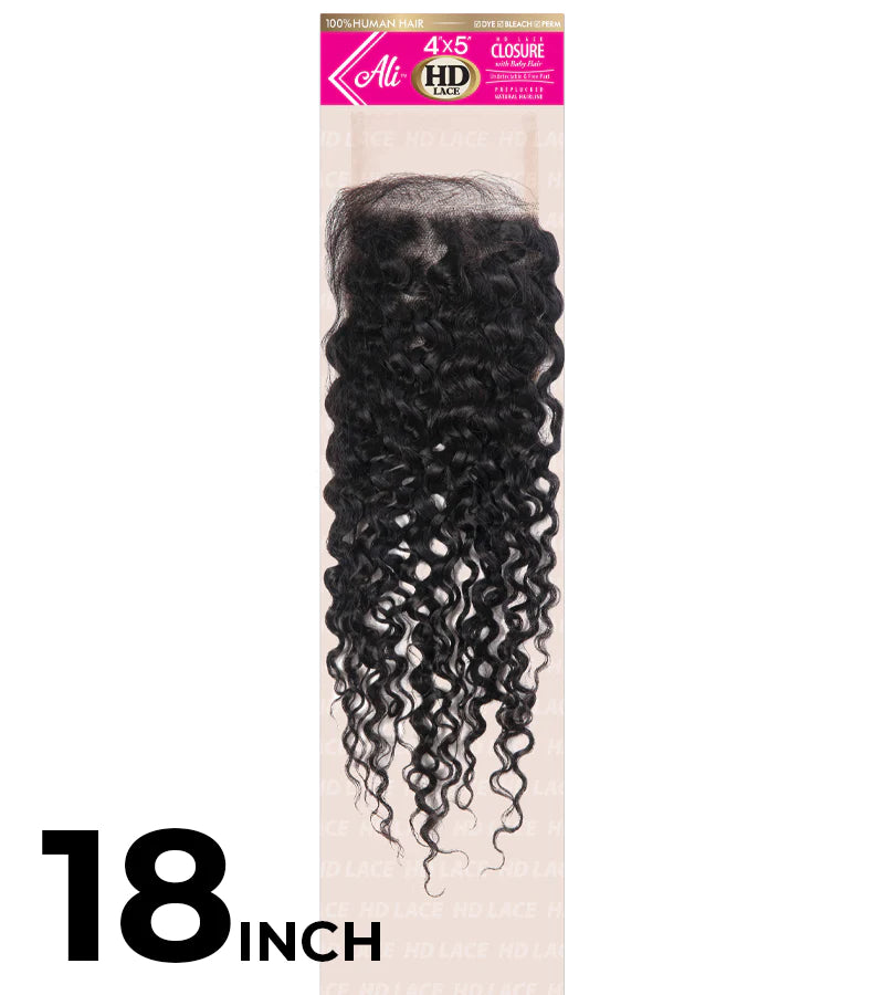 New Born Free BRAZILIAN BUNDLE HD 4X5 LACE CLOSURE-BOHEMIAN 18