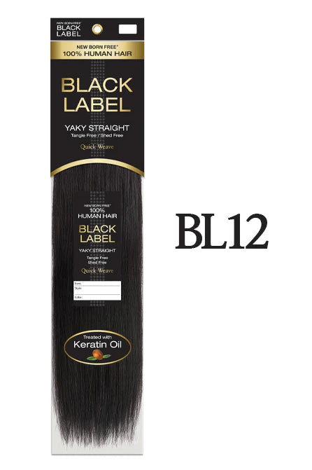 New Born Free Brazilian Black Label Human Hair 12