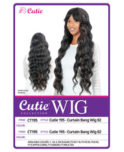 Cargar imagen en el visor de la galería, New Born Free CUTIE 195 (CURTAIN BANG WIG 02) - CT195
