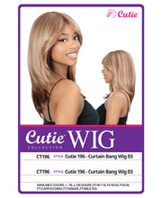 Cargar imagen en el visor de la galería, New Born Free CUTIE 196 (CURTAIN BANG WIG 03) - CT196
