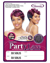 Cargar imagen en el visor de la galería, Vanessa DJ SOLIS - Synthetic Party Lace Deep J-Part Full Wig
