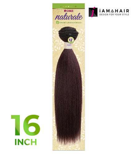 New Born Free Organic Human Hair NATURALE Straight Weave 16