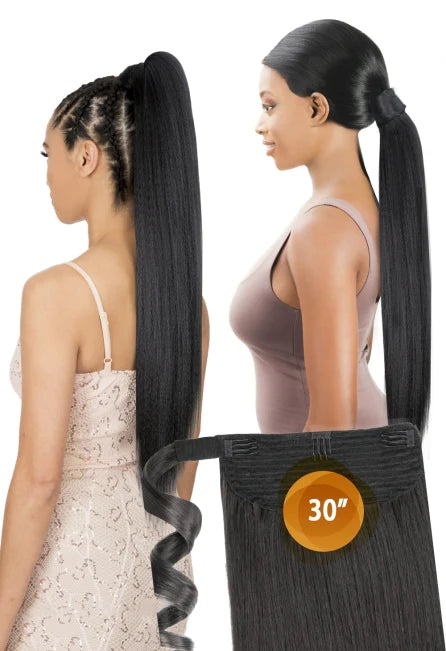 New Born Free Warp N Tail - Natural Perm Yaki Straight 30