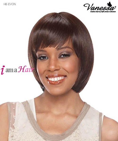 Vanessa Full Wig HB EVON - Peluca completa de mezcla de cabello humano premium
