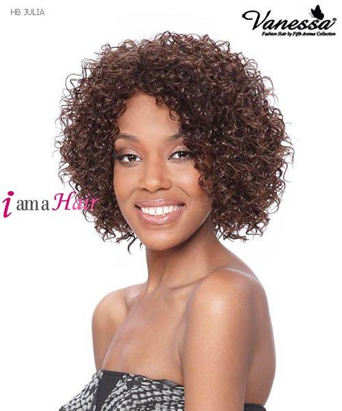 Vanessa Full Wig HB JULIA - Peluca completa de mezcla de cabello humano premium