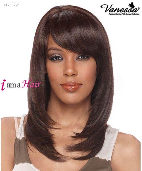 Vanessa Full Wig HB LIBBY - Peluca completa de mezcla de cabello humano premium