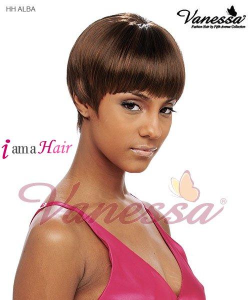 Vanessa Full Wig HH ALBA - Cabello humano Peluca completa 100% cabello humano