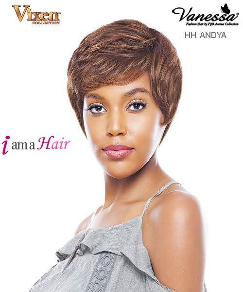 Vanessa HH ANDYA - Peluca completa de la colección Vixen de cabello humano