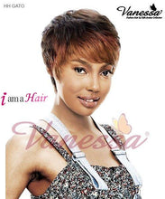 Cargar imagen en el visor de la galería, Vanessa Full Wig HH GATO - Peluca completa de cabello humano 100% cabello humano

