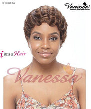 Load image into Gallery viewer, Vanessa Full Wig HH GRETA - Human Hair 100% Human Hair Full Wig
