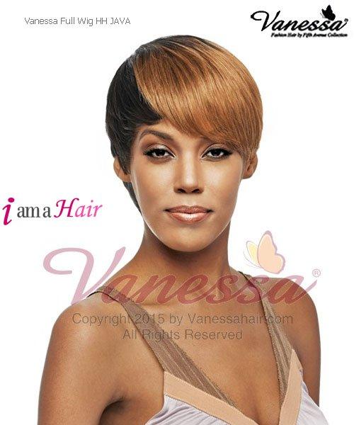 Vanessa Full Wig HH JAVA - Peluca completa de cabello humano