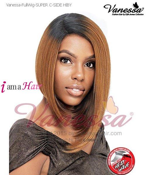 Vanessa Full Wig SUPER C-SIDE HIBY - Synthetic Lace Part  Full Wig