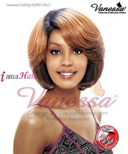 Load image into Gallery viewer, Vanessa Full Wig SUPER C-SIDE KELLY - Synthetic Lace Part  Full Wig
