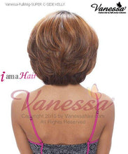 Load image into Gallery viewer, Vanessa Full Wig SUPER C-SIDE KELLY - Synthetic Lace Part  Full Wig
