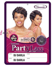 Load image into Gallery viewer, Vanessa Synthetic Deep J Lace Part  Wig - DJ DARLA
