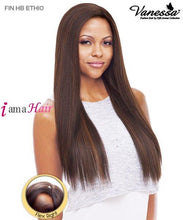 Load image into Gallery viewer, Vanessa  FIN HB ETHIO - Human Hair Blend Infinity Flex Part Lace Front Wig
