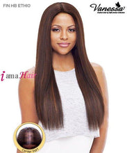 Load image into Gallery viewer, Vanessa  FIN HB ETHIO - Human Hair Blend Infinity Flex Part Lace Front Wig
