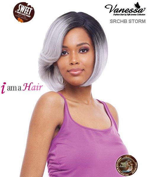 Vanessa SRCHB STORM - Human Hair Blend Sweet C Side Lace Part Lace Front Wig