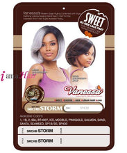 Load image into Gallery viewer, Vanessa SRCHB STORM - Human Hair Blend Sweet C Side Lace Part Lace Front Wig
