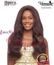 Load image into Gallery viewer, Vanessa T4HB DORA - Human Hair Blend HONEY-4 Lace Front Wig
