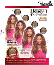 Load image into Gallery viewer, Vanessa T4HB HELENA - Human Hair Blend HONEY-4 Lace Front Wig
