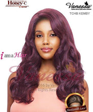 Load image into Gallery viewer, Vanessa  TCHB KEMBY - Human Hair Blend HONEY-C Lace Front Wig
