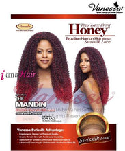 Load image into Gallery viewer, Vanessa THB MANDIN - Human Hair Blend TOPS LACE FRONT HONEY  Lace Front Wig
