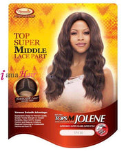 Cargar imagen en el visor de la galería, Vanessa TOPS M JOLENE - Peluca sintética Express Swissilk Lace Parte media Lace Front
