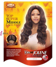 Load image into Gallery viewer, Vanessa TOPS M JOLENE - Synthetic Express Swissilk Lace Middle Part Lace Front Wig
