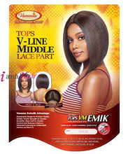 Cargar imagen en el visor de la galería, Vanessa TOPS VM EMIK - Peluca sintética Express Swissilk Lace V-Line Parte media Lace Front Peluca
