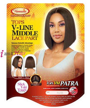 Load image into Gallery viewer, Vanessa TOPS VM PATRA - Synthetic Express Swissilk Lace V-Line Middle Part  Lace Front Wig
